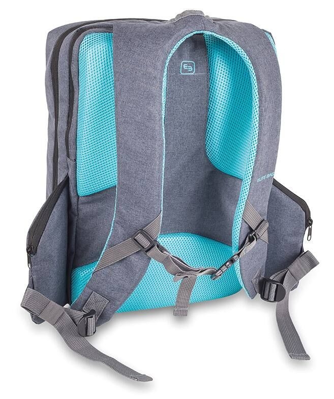 Sac à dos sanitaire ELITE BAGS – Le sac à dos multifonctions ergonomique pour les professionnels de santé - Dimensions : L. 14 x l. 28 x H. 40 cm - Poids : 1,39 kg - Charge supportée : 5 kg