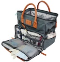 Mini Sac médical De Boisy – Malette médicale en tissu recyclé certifié GRS, lavable, résistant et déperlant - Dimensions : L. 32 x l. 20 x H. 28 cm  Poids : 1,6 kg  Charge supportée : 4 kg