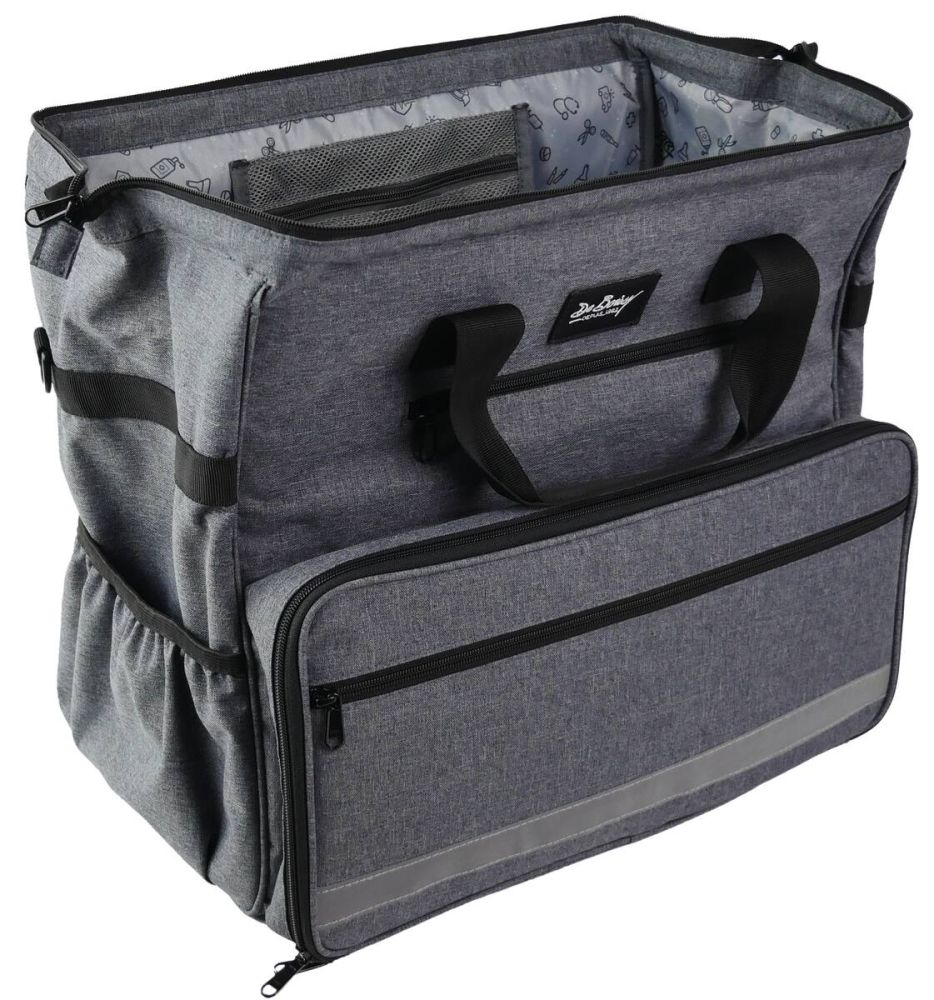 Sac médical Eiffel DE BOISY – Grand volume, grande ouverture et multiples rangements - Eiffel - Dimensions : L. 40 x l. 24 x H. 35 cm  Poids : 1,3 kg  Charge supportée : 6 kg