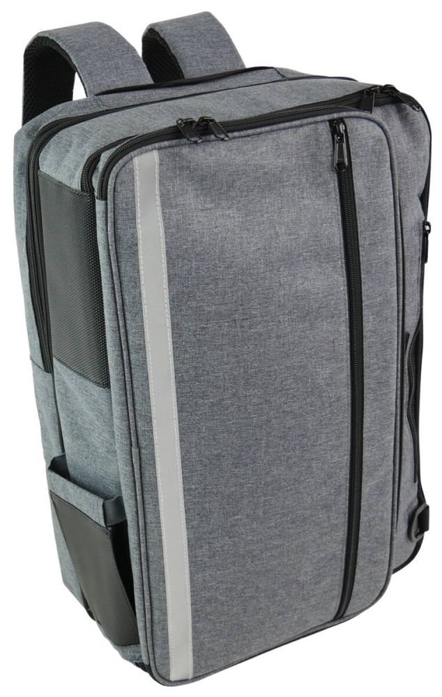 Sac à dos convertible médical Eiffel DE BOISY - Eiffel  Dimensions : L. 40 x l. 24 x H. 35 cm  Poids : 1,3 kg  Charge supportée : 6 kg