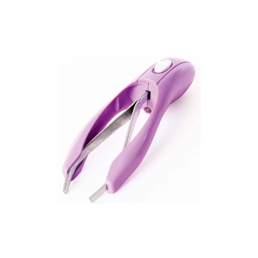 Pince à épiler ergonomique à LED
