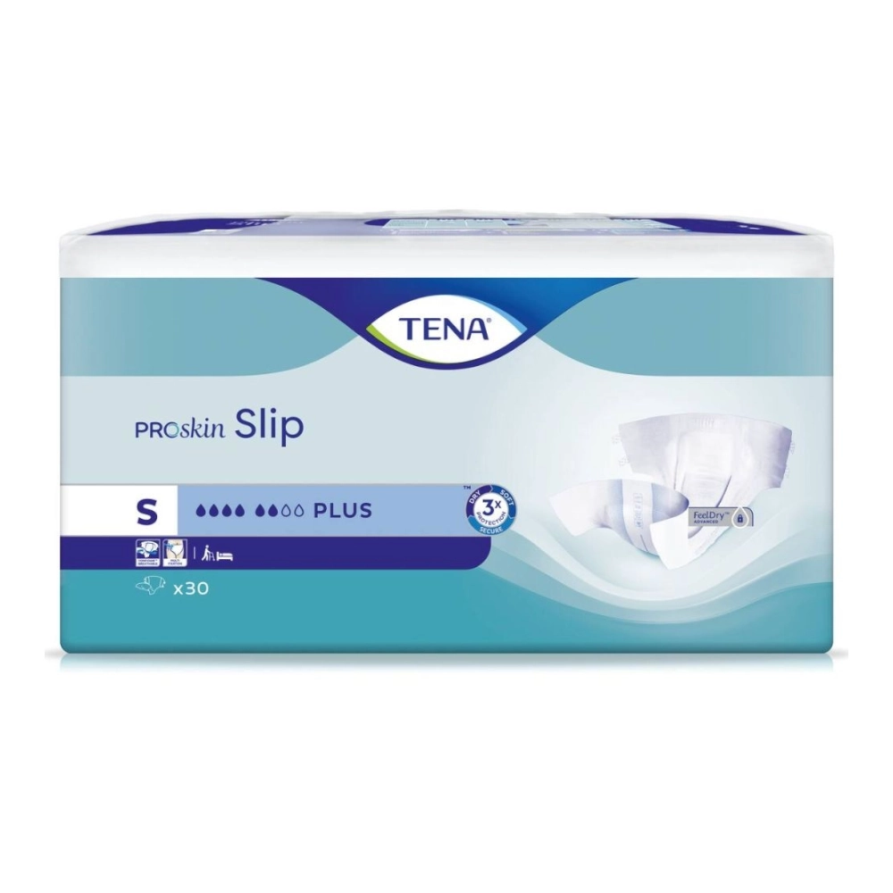 Protection incontinence - TENA Slip ProSkin - 90 slips - 6 Gouttes "Plus" (3 Tailles) 