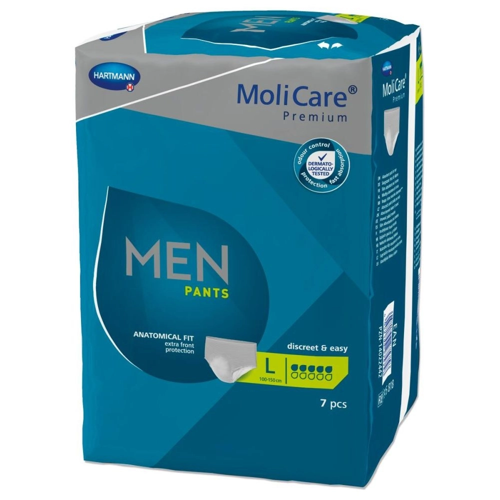 Sous-vêtements absorbants pour hommes actifs - MoliCare Premium Men Pants - 28 pants - 5 gouttes - Taille L