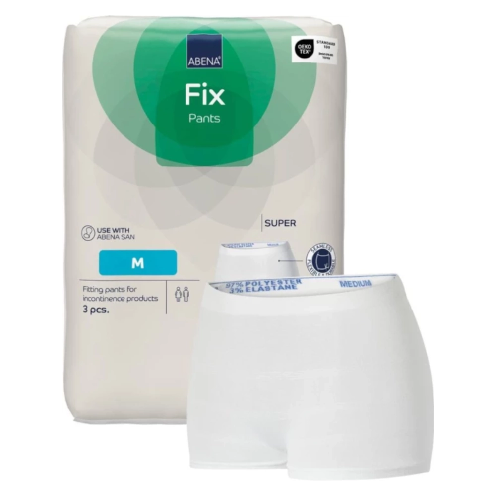 Sous-vêtements de maintien lavables - ABENA ABRI-FIX Pants Super - 60 protections - (6 tailles)