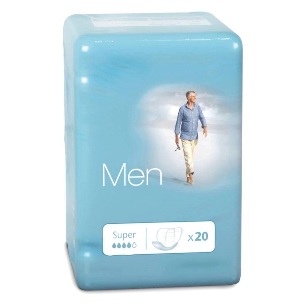 Protection urinaire masculine confortable - AMD Men Super - 192 Pants - 4 gouttes "Super"