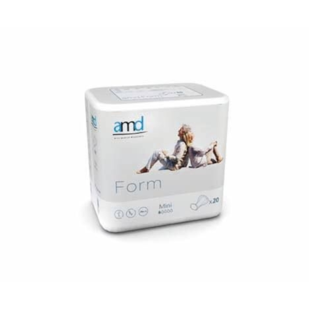 Protection absorbante pour incontinence - AMD Form - 80 Protections - 1 gouttes "Mini"
