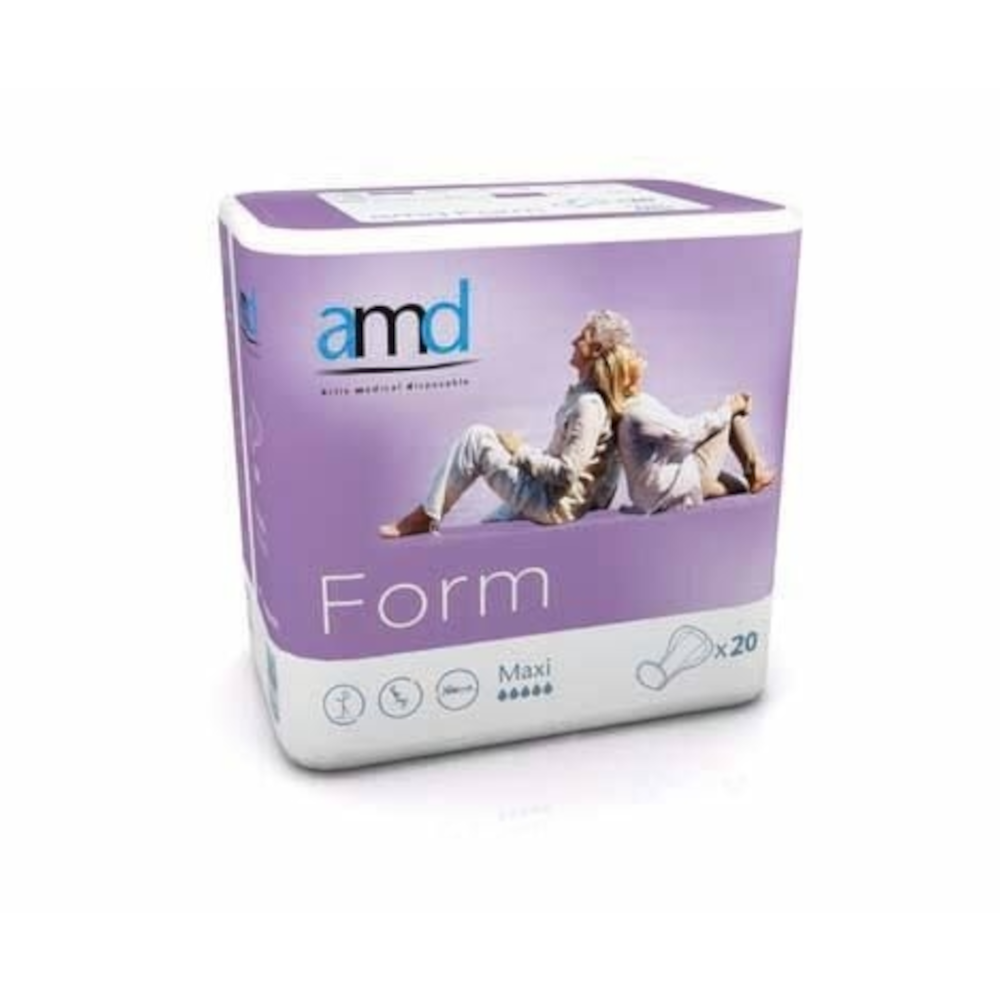 Protection absorbante pour incontinence - AMD Form - 80 Protections - 5 gouttes "Maxi"
