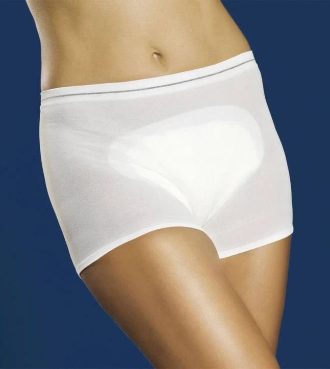 Slip de maintien pour protections anatomiques, sensation coton - AMD Fix coton - 100 Slips lavables (6 Tailles)