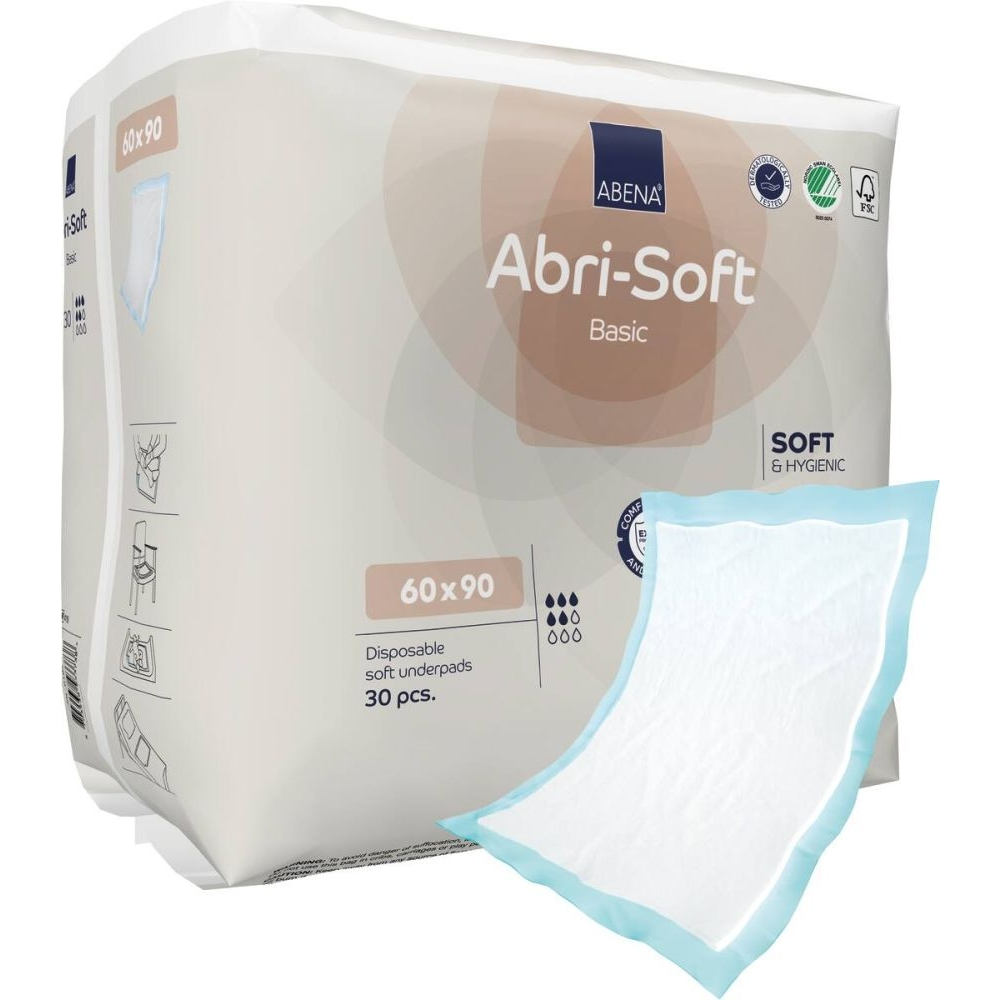 Alèse ABRI SOFT – Protection optimale pour lits, fauteuils et surfaces - "Superdry" - Dimensions: 60 x 60 cm