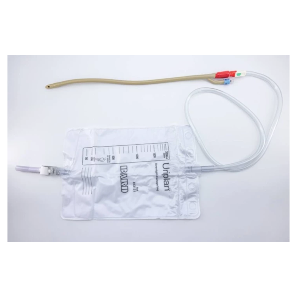 Foley Pack kit de drainage urinaire système clos BIOCATH : solution complète et stérile pour le drainage urinaire -  Conditionnement : 1 boîte de 10 - (3 Tailles)