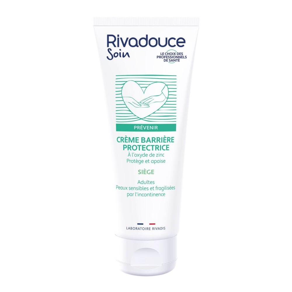 Crème barrière protectrice RIVADOUCE renforce la fonction protectrice naturelle de l’épiderme tout en apportant un effet adoucissant et apaisant - Conditionnement: 1 tube de 100 g