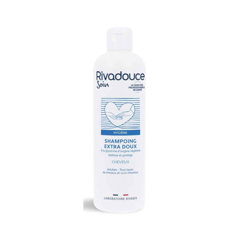 Shampoing extra doux RIVADOUCE : un soin capillaire professionnel pour tous types de cheveux - Conditionnement :  1 flacon de 500 ml