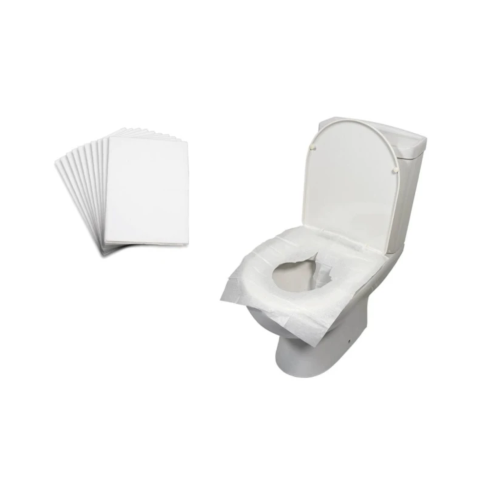 Protections jetables pour toilettes – Le choix hygiénique et écologique - Dimensions : 38 x 45,5 cm  Conditionnement : 1 lot de 10