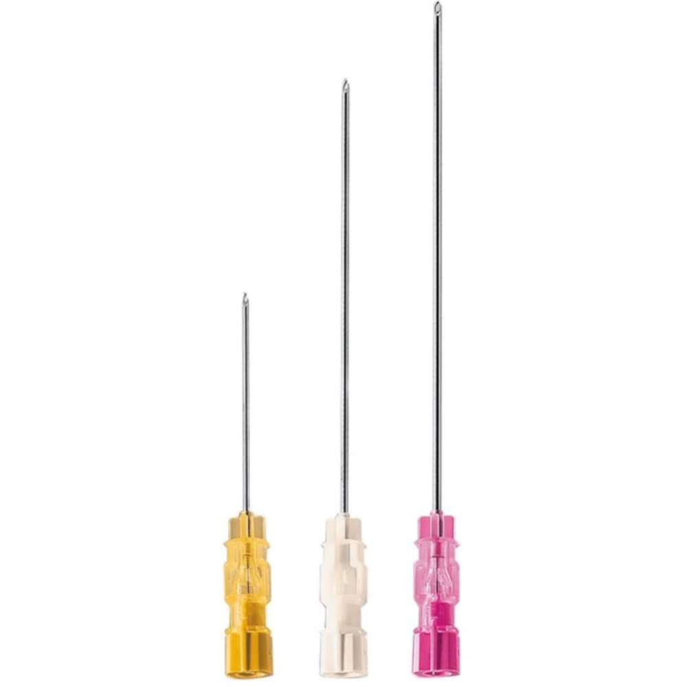 Aiguille à ponction lombaire BD YALE: Précision, fiabilité et sécurité pour les actes médicaux - Gauge: 18G - ROSE - Aiguilles longues : 150 x 1,20 mm -  Conditionnement : 1 boîte de 10