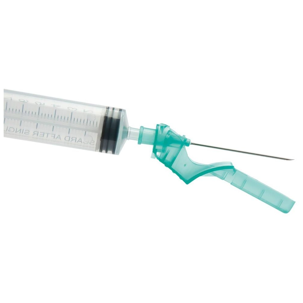 Aiguille SAFETY AGANI : Sécurité, efficacité et simplicité pour les professionnels de santé - Gauge: 25G - ORANGE - Aiguilles: 25 x 0,50 mm -  Conditionnement : 1 boîte de 100