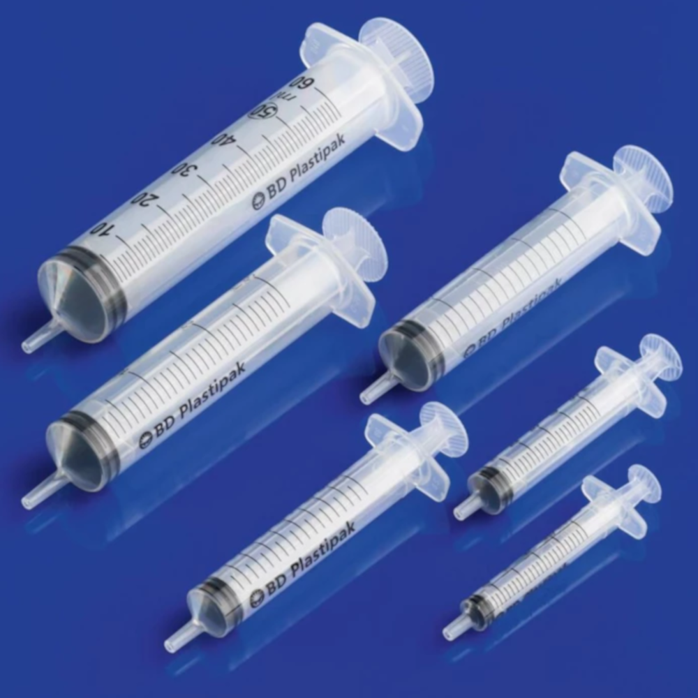 Seringue 3 pièces BD PLASTIPAK™ sans aiguille – Précision, sécurité et confort d’utilisation - Embout Luer lock - Contenance: 3 mL - Conditionnement :  1 boîte de 200