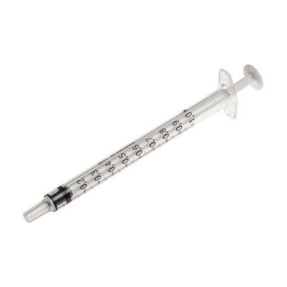 Seringue à tuberculine BD PLASTIPAK : un choix professionnel pour des injections précises et sécurisées - Sans aiguille - Contenance 1 mL - Conditionnement: 1 boîte de 120
