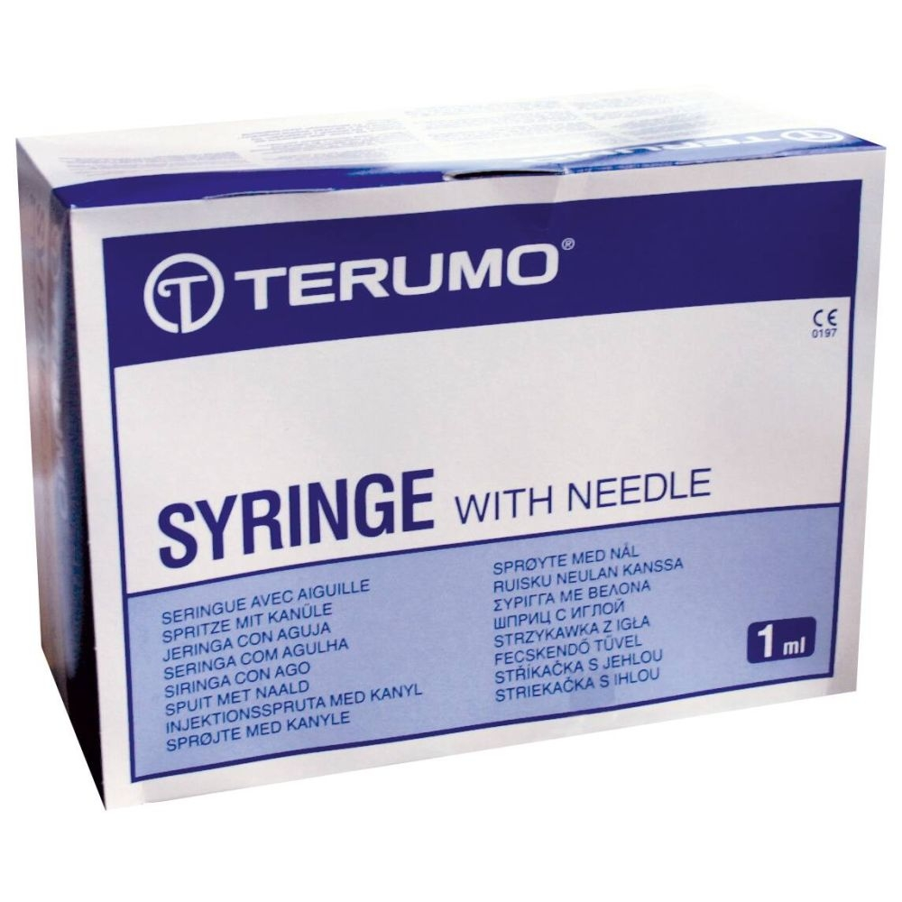 Seringue à tuberculine 3 pièces TERUCRISTAL : précision, sécurité et confort au service des professionnels de santé - Gauge: 27G - GRIS - Avec aiguille montée amovible : 13 x 0,40 mm - Contenance : 1 ml - Conditionnement : 1 boîte de 100 