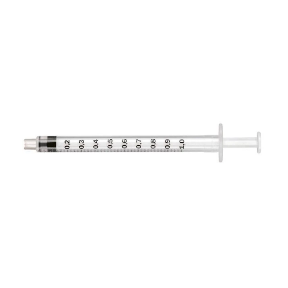 Seringue à tuberculine 1 ml PIC SOLUTION – Haute précision pour vos injections médicales - Sans aiguille - Contenance : 1 ml - Conditionnement : 1 boîte de 160