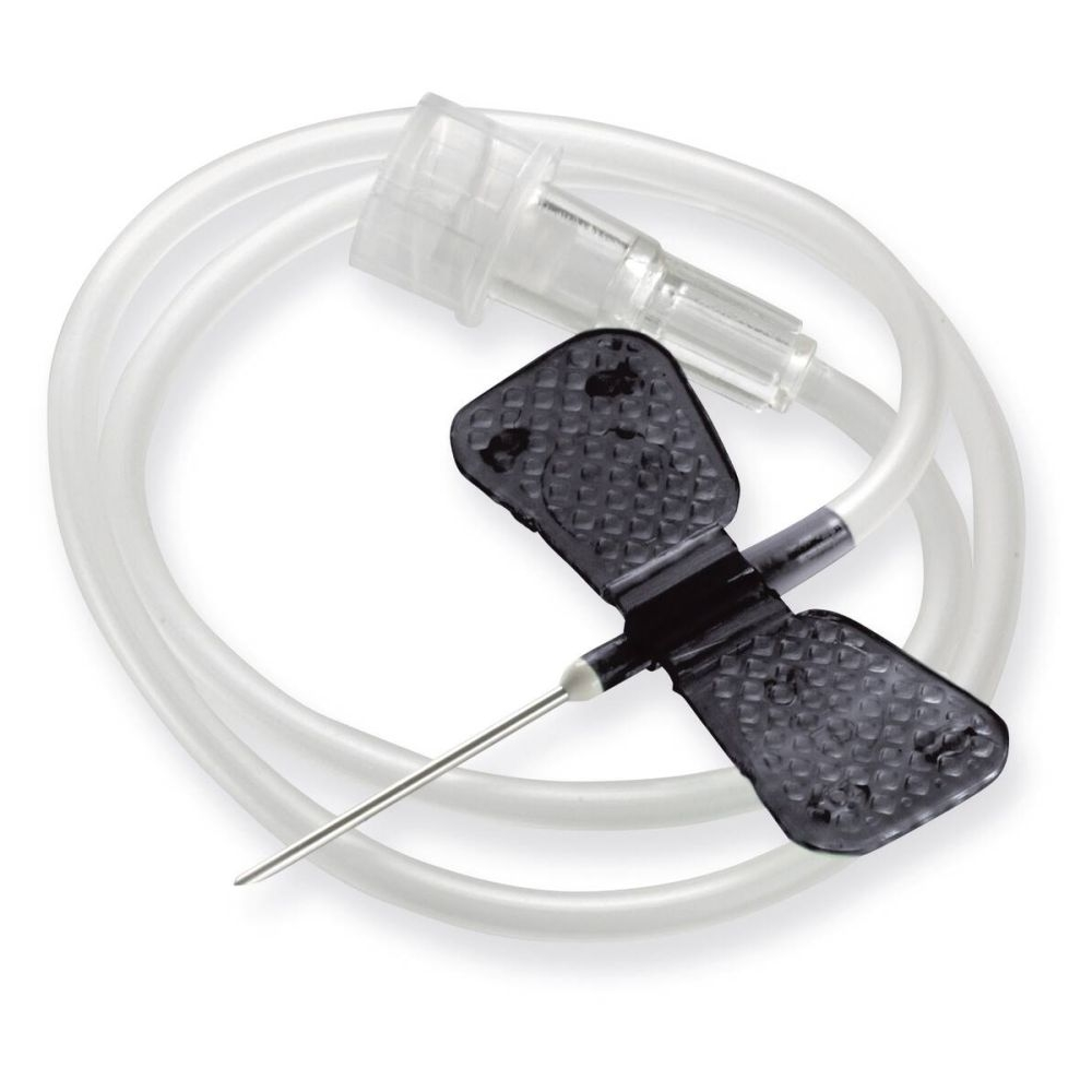 Microperfuseur MIRAGE – Canule acier inoxydable triple biseau, embout Luer Lock - NOIR - Aiguille: 19 x 0,70 mm  - Gauge : 22 G - Conditionnement : 1 boîte de 100