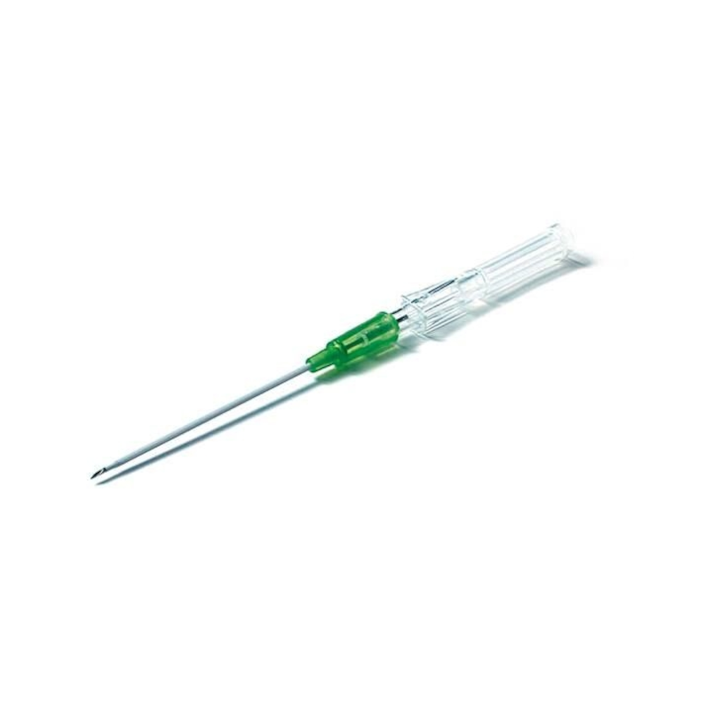 Cathéter SURFLO – Performance, sécurité et confort pour vos perfusions et injections intraveineuses - VERT - Gauge: 18G - Droit : 51 x 1,30 mm - Conditionnement : 1 boîte de 50