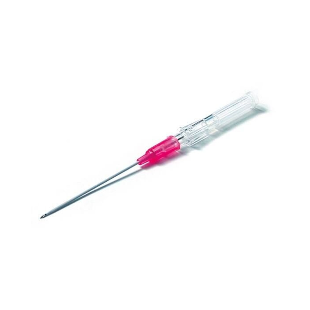 Cathéter SURFLO – Performance, sécurité et confort pour vos perfusions et injections intraveineuses - ROSE - Gauge: 20G - Droit : 51 x 1,10 mm - Conditionnement : 1 boîte de 50