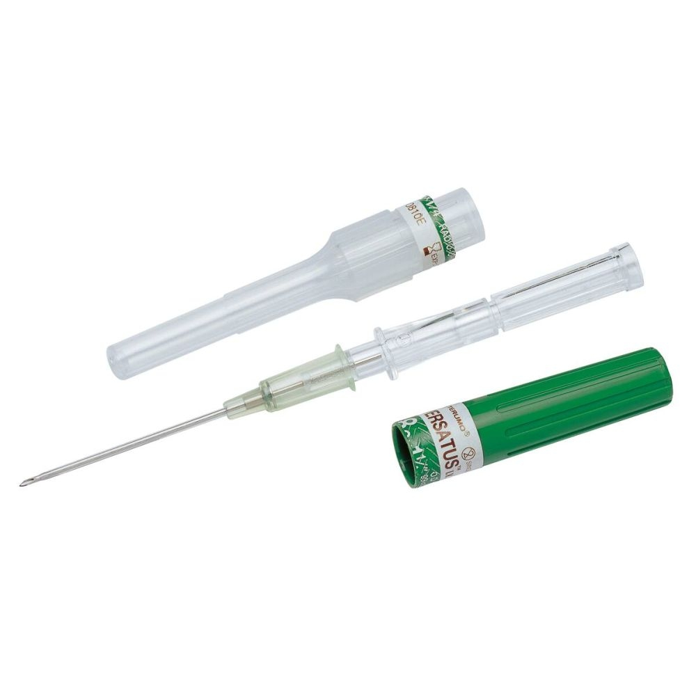Cathéter VERSATUS - cathéter veineux périphérique de haute qualité - VERT - Gauge: 18G - Droit : 32 x 1,30 mm - Conditionnement : 1 boîte de 50