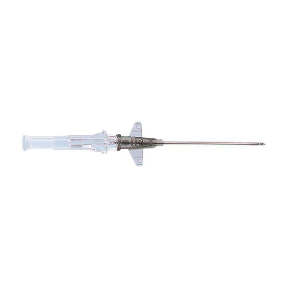 Cathéter BD INSYTE – Perfusion, transfusion et injections intraveineuses - Gauge 16G - GRIS - W avec ailettes : 45 x 1,70 mm - Conditionnement : 1 boîte de 50