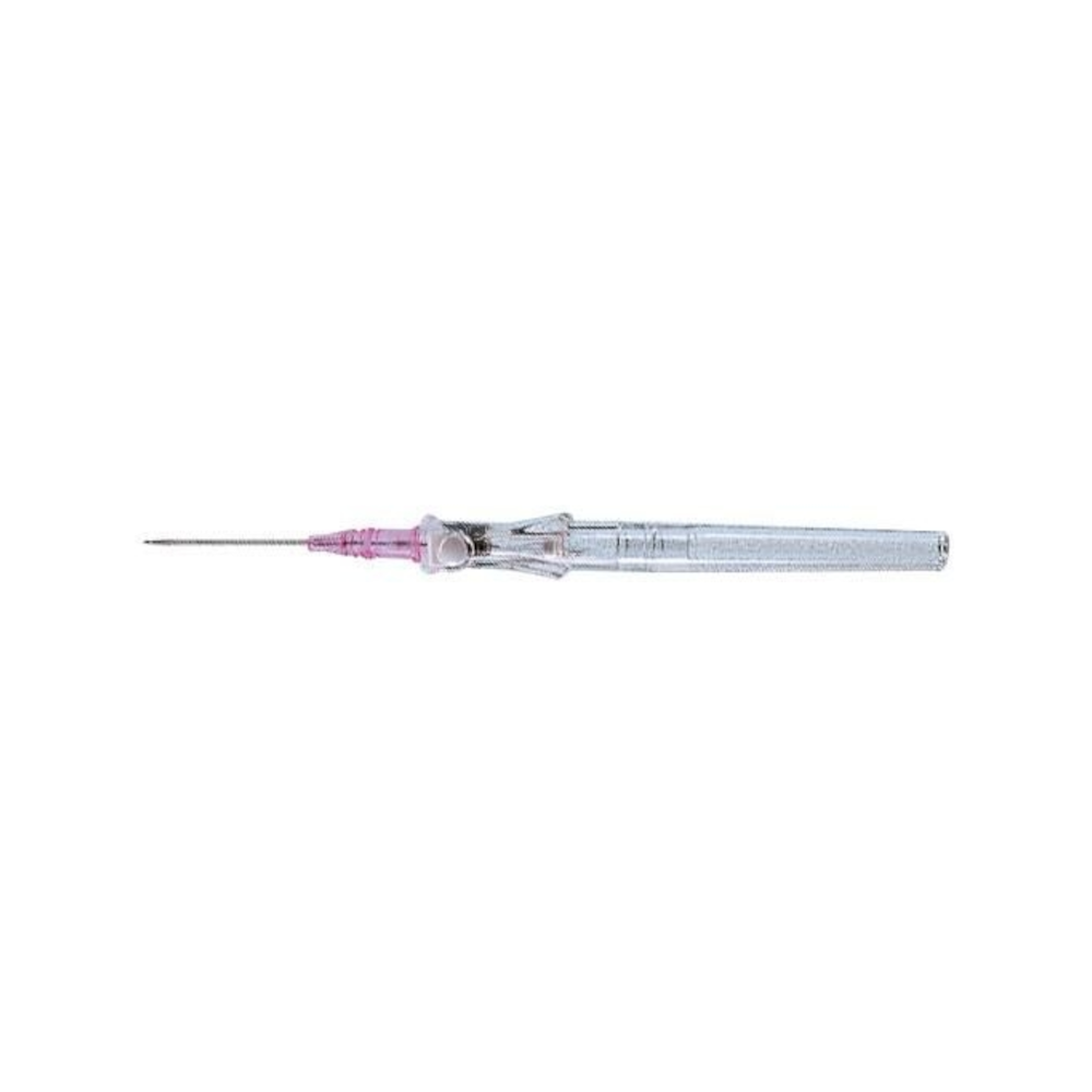 Cathéter BD INSYTE AUTOGUARD - système de mise en sécurité automatique intégré - Gauge 20G - ROSE - Sans ailettes : 30 x 1,10 mm - Conditionnement : 1 boîte de 50