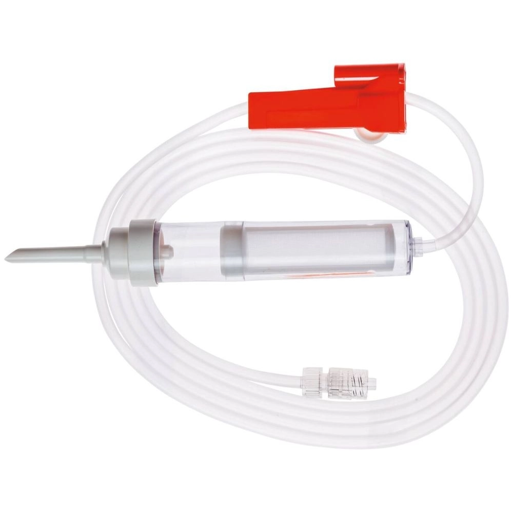 Transfuseur BD MEDICAL SYSTEMS – Dispositif stérile pour transfusion sanguine - Sans prise d'air - Dimensions : L. 180 cm x Ø 4,1 mm - Conditionnement : 1 boîte de 100