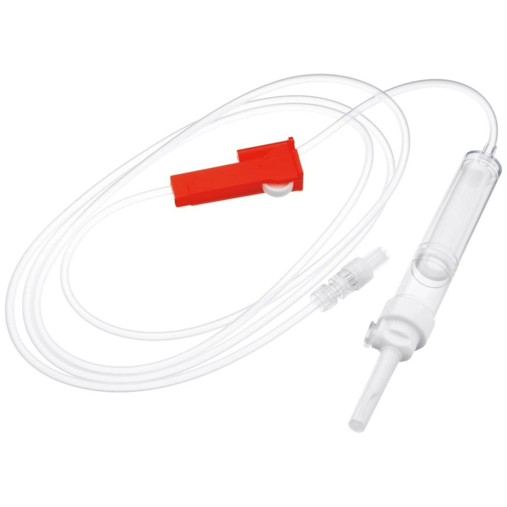 Transfuseur BD MEDICAL SYSTEMS – Dispositif stérile pour transfusion sanguine - Avec prise d'air - Dimensions : L. 180 cm x Ø 4,1 mm - Conditionnement : 1 boîte de 100 