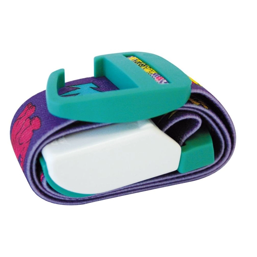 Garrot à clip TERUMO – Simplicité, sécurité et efficacité pour vos soins médicaux - Motifs Dinosaures - Enfant - Dimensions  L. 40 x l. 2,5 cm