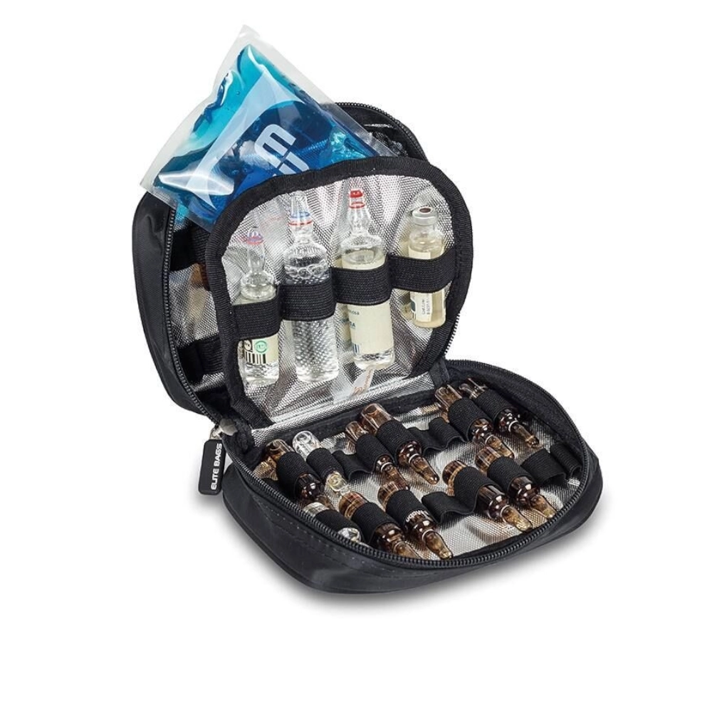 Ampoulier isotherme PHIAL – Transport sécurisé et professionnel des ampoules médicales - Dimensions : L. 5 x l. 19,5 x H. 13 cm  Charge supportée : 600 g
