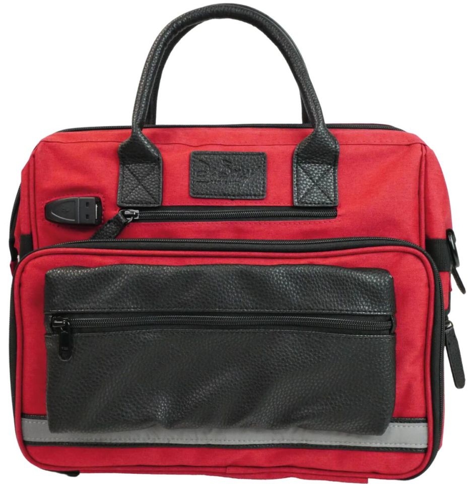 Mini Sac médical De Boisy – Malette médicale en tissu recyclé certifié GRS, lavable, résistant et déperlant - Dimensions : L. 32 x l. 20 x H. 28 cm  Poids : 1,6 kg  Charge supportée : 4 kg