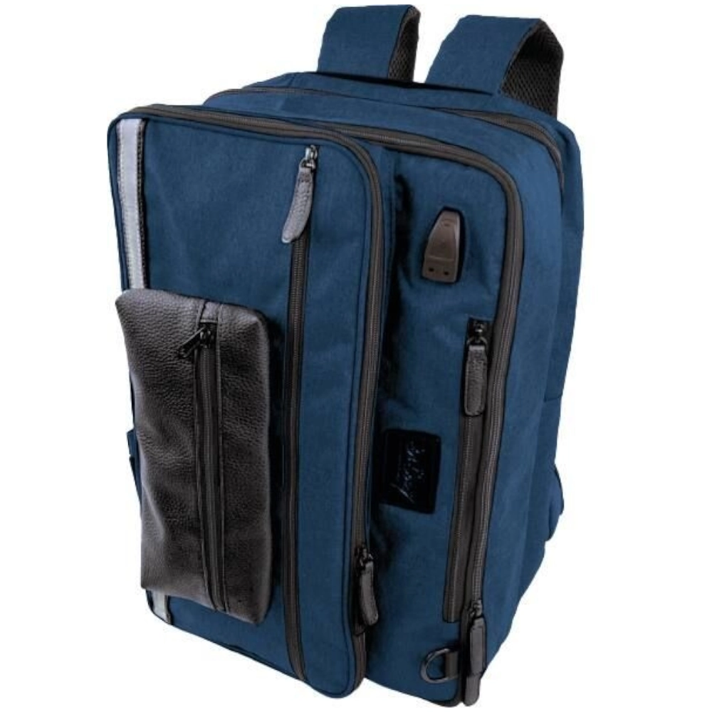 Sac à dos convertible médical De Boisy – Le choix idéal pour les professionnels de santé - Dimensions : L. 30 x l. 15/19 x H. 45 cm  Poids : 2,2 kg  Charge supportée : 6 kg (2 coloris)