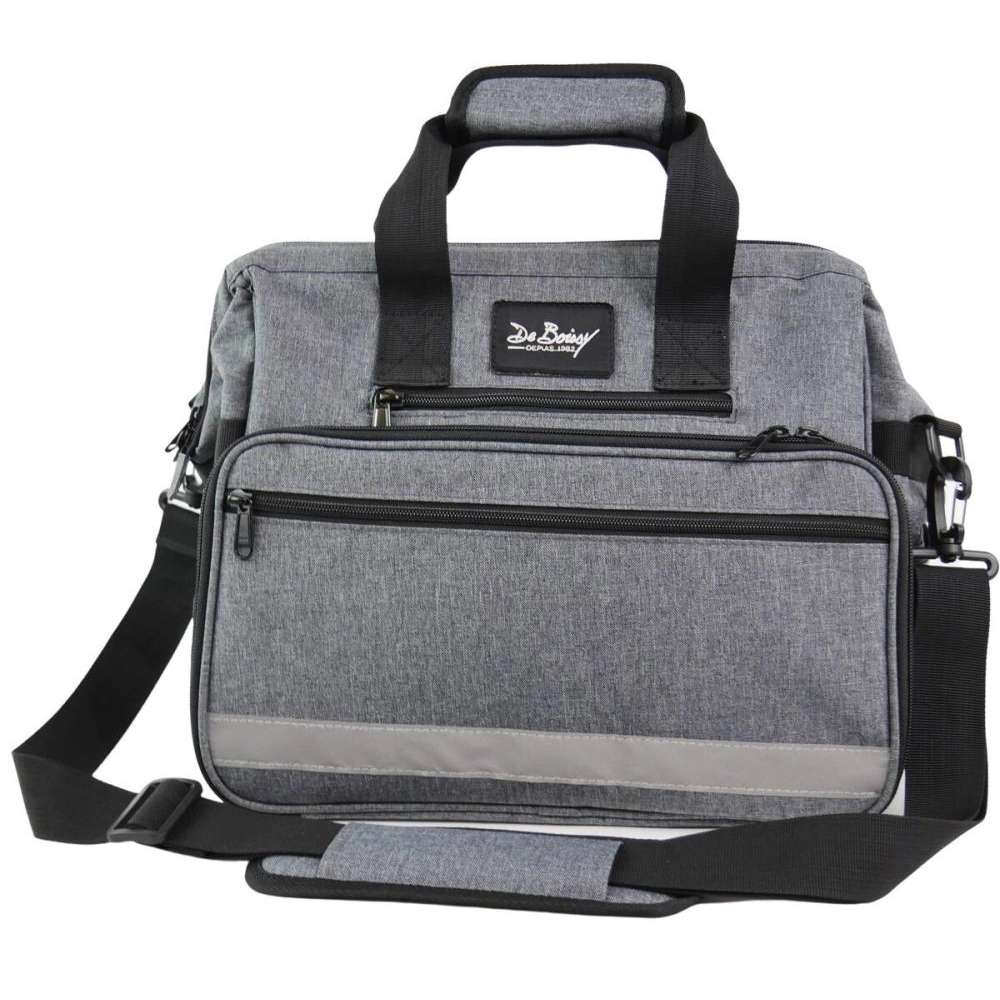 Mini sac médical Eiffel DE BOISY : un sac compact, pratique et ergonomique pour les professionnels de santé - Eiffel  Dimensions : L. 32 x l. 20 x H. 28 cm  Poids : 0,95 kg  Charge supportée : 4 kg