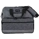 Sac médical Eiffel DE BOISY – Grand volume, grande ouverture et multiples rangements - Eiffel - Dimensions : L. 40 x l. 24 x H. 35 cm  Poids : 1,3 kg  Charge supportée : 6 kg