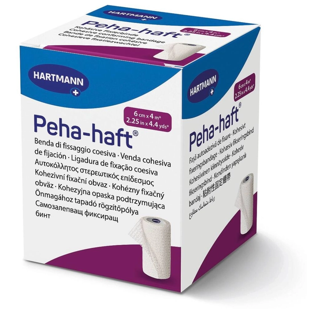 Bande PEHA HAFT sans latex – Bande de fixation auto-adhérente légère - Conditionnement : À l'unité (4 Tailles)