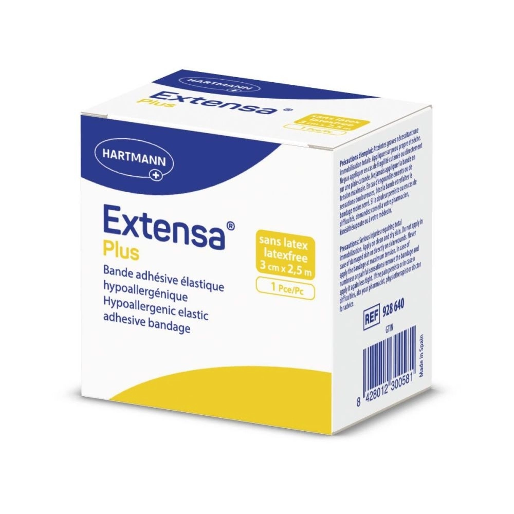 Bande EXTENSA PLUS – Bande adhésive élastique pour contention souple - Conditionnement : À l'unité (4 Tailles)
