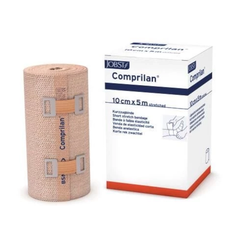 Bande de compression à allongement court COMPRILAN - Dimensions : L. 10 x l. 5 cm