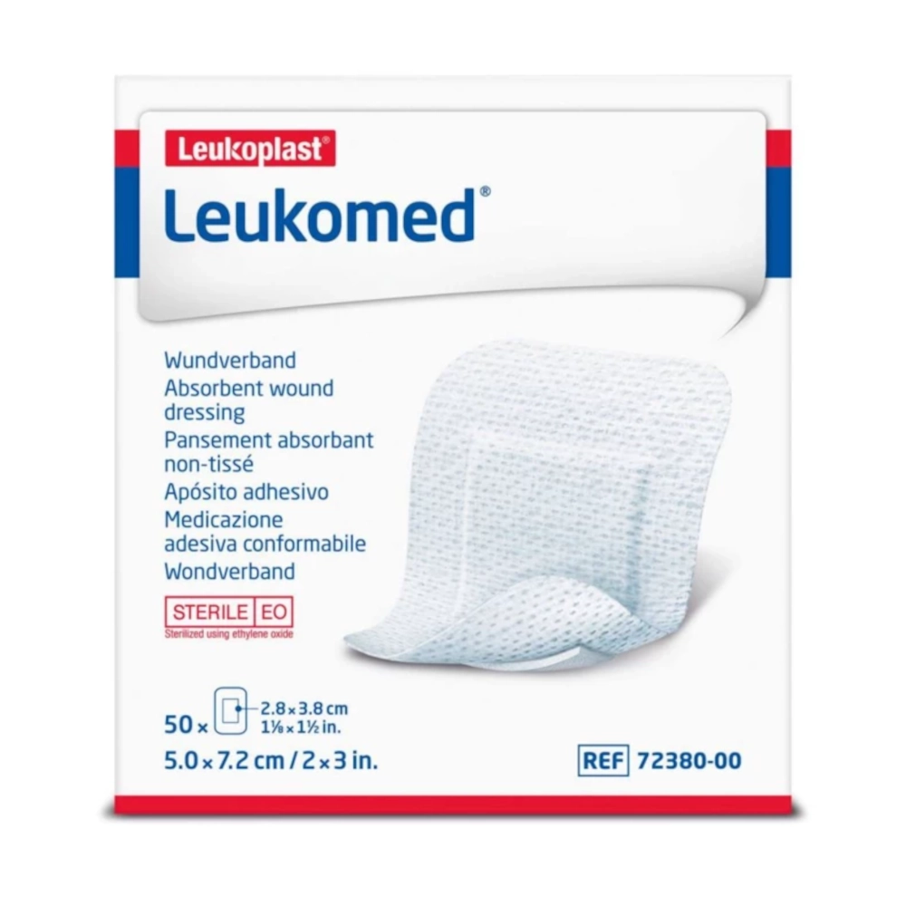 Pansement adhésif LEUKOMED stérile : confort, protection et performance pour les plaies aiguës peu à moyennement exsudatives - Conditionnement : 1 boîte de 50 (2 Tailles)