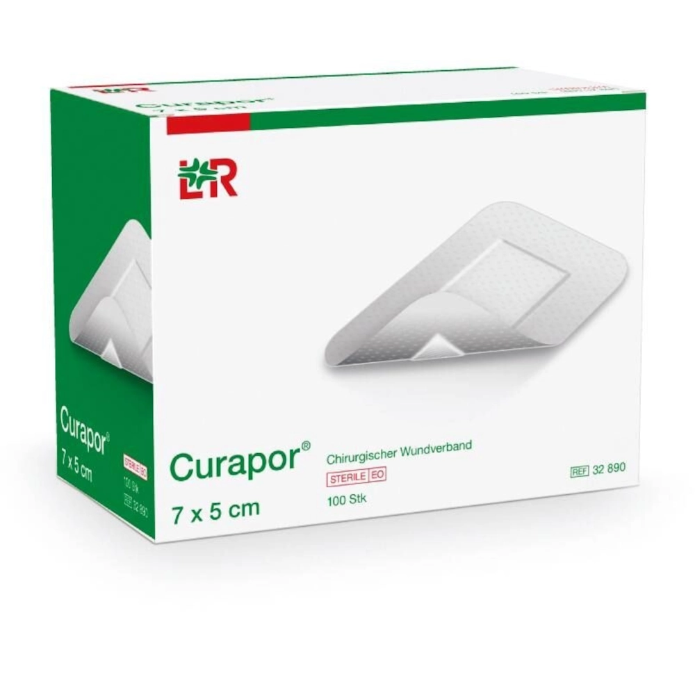 Pansement adhésif chirurgical CURAPOR stérile : la solution médicale incontournable pour le traitement des plaies post-opératoires - Conditionnement : 1 boîte de 10 