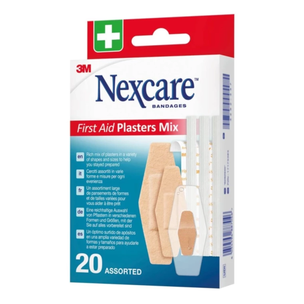 Pansement premiers soins NEXCARE : la solution indispensable pour vos premiers soins au quotidien - Conditionnement : 1 boîte de 20 