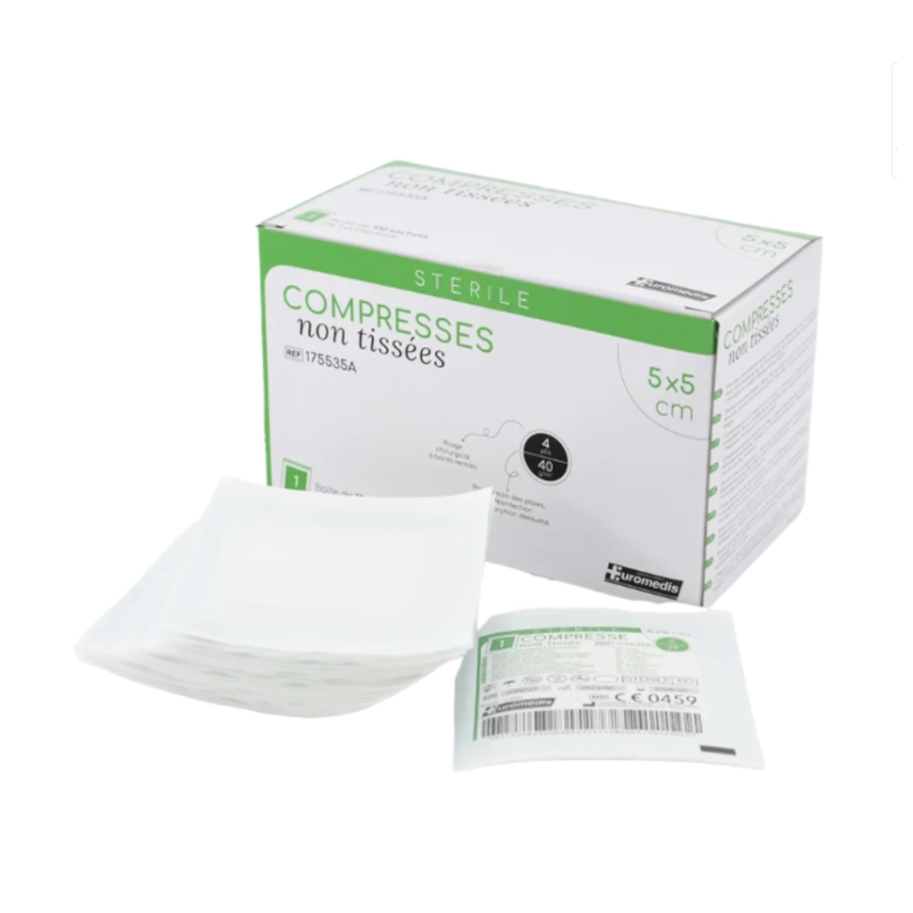 Compresse Euromedis Stérile - Boîte de compresses stérile non tissé*