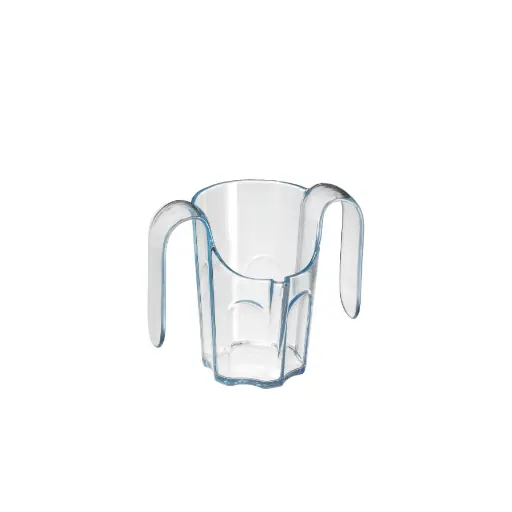 Verre ergonomique emplacement paille