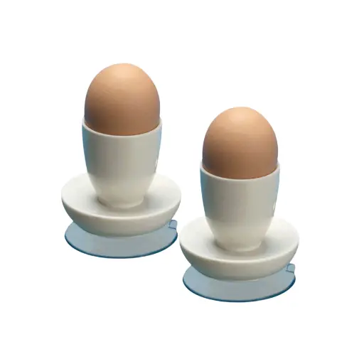 Coquetiers avec base ventouse 