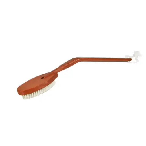 Brosse de bain à long manche ergonomique