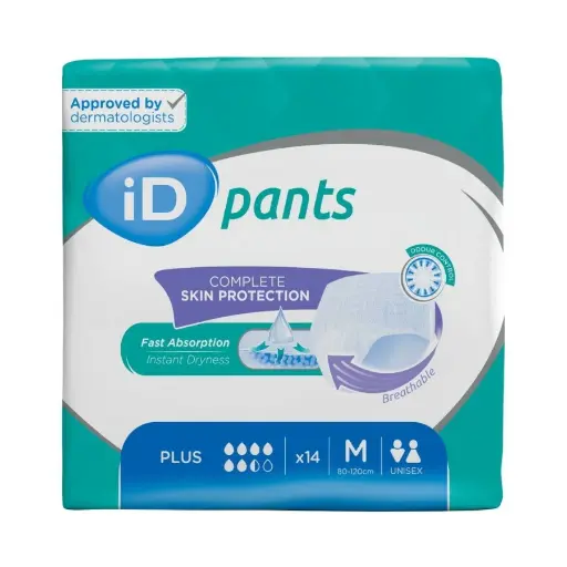 Protection incontinence - iD Pants - 56 protections pour les fuites urinaires - 6.5 "Plus" - Taux d'absorption 1320 mL