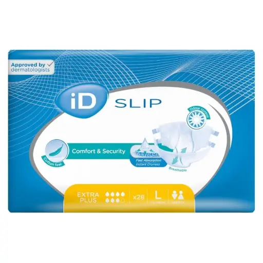 Protection incontinence - iD Slip- 112 protections pour les fuites urinaires - 7 gouttes "Extra plus" - Taille L