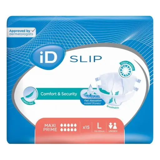 Protection incontinence - iD Slip- 45 protections pour les fuites urinaires - 8 gouttes "Maxi" (3 Tailles) (copie)